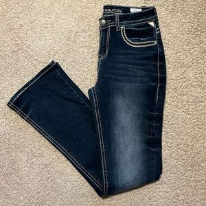 SEXY COUTURE WESTERN WOMEN’S  FIT BOOT SIZE 11 JEANS
